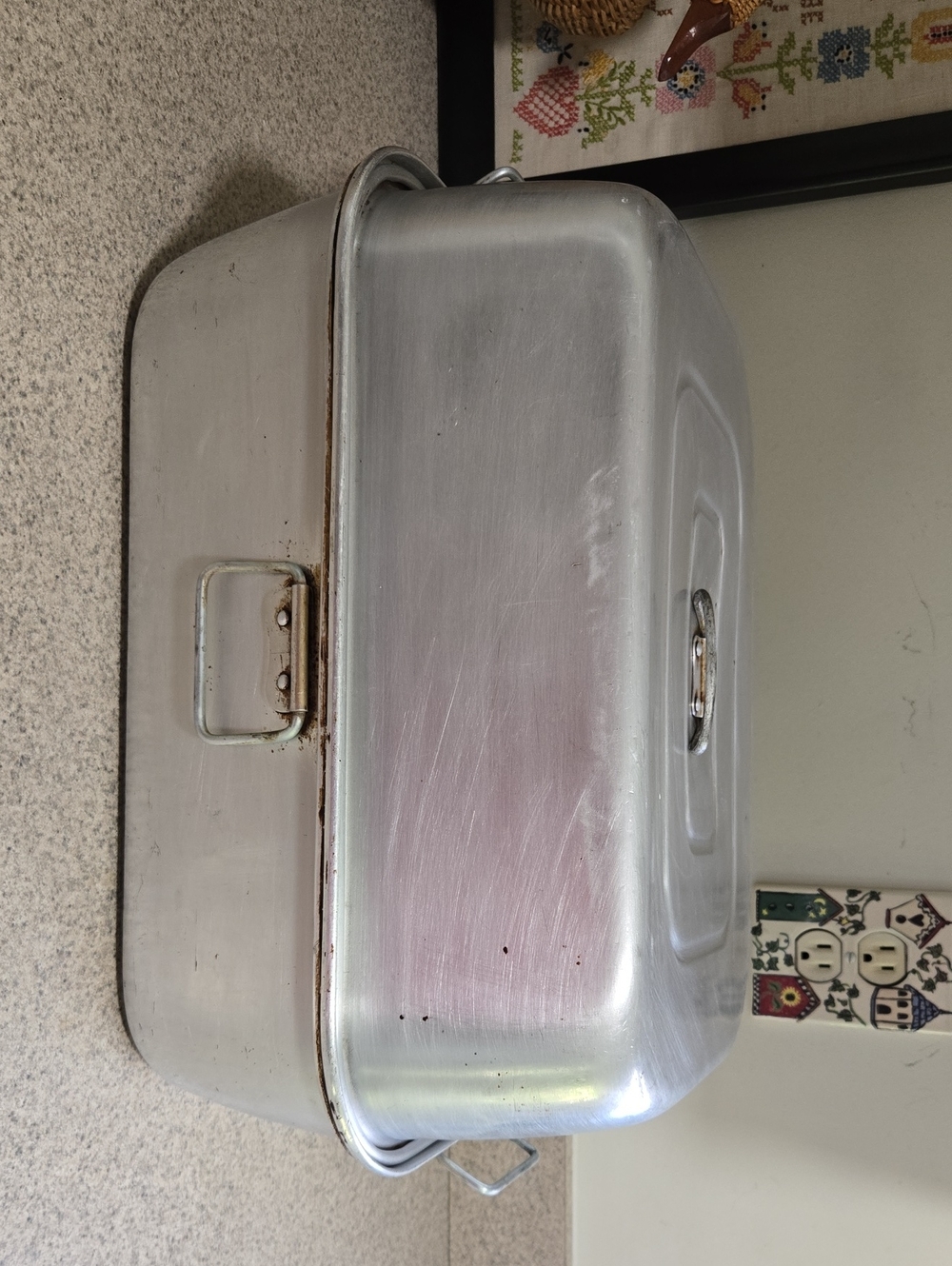 Vintage Mirro Aluminum Vented Roasting Pan